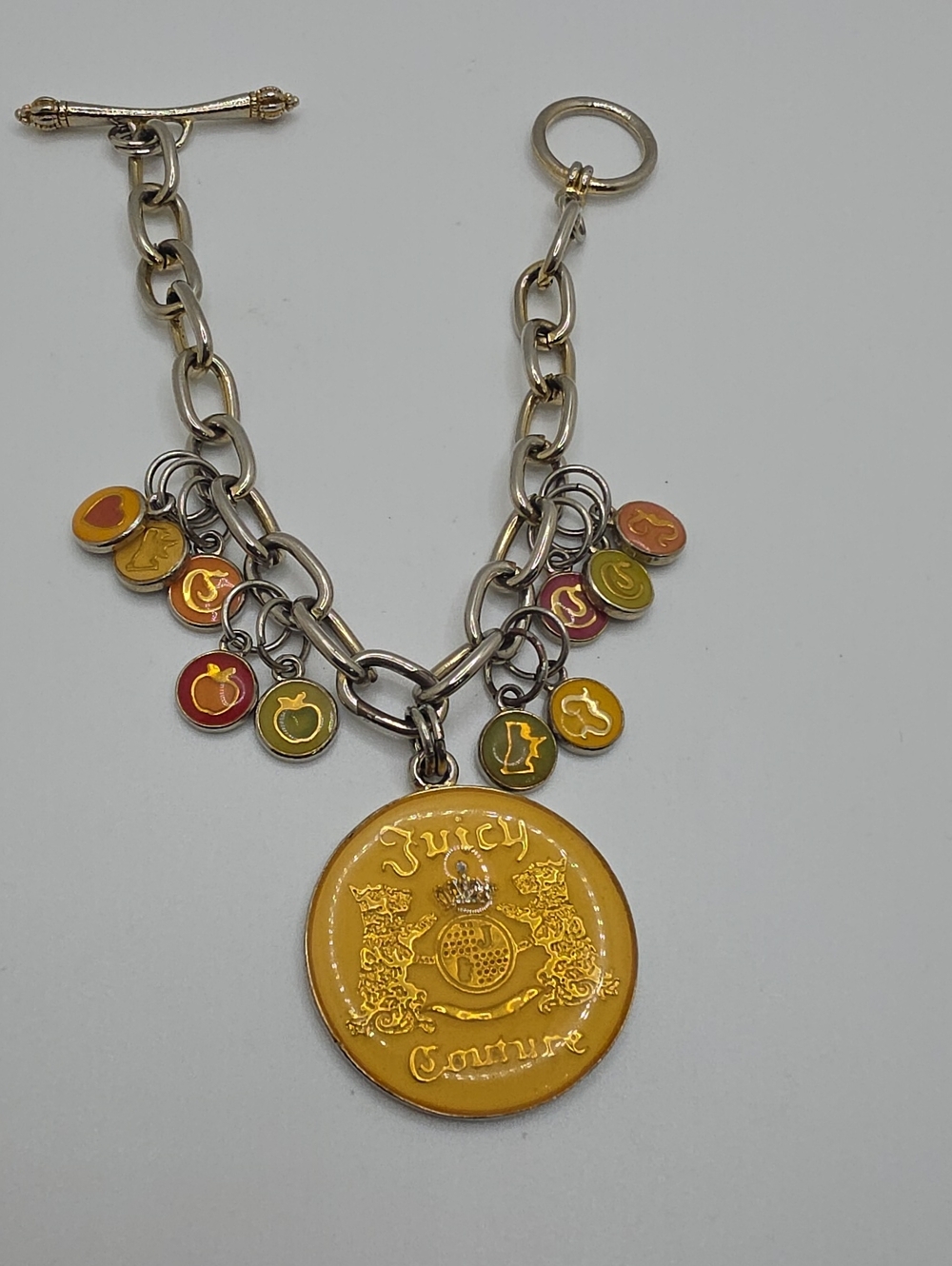 Juicy Couture Y2K Enamel Charm Bracelet